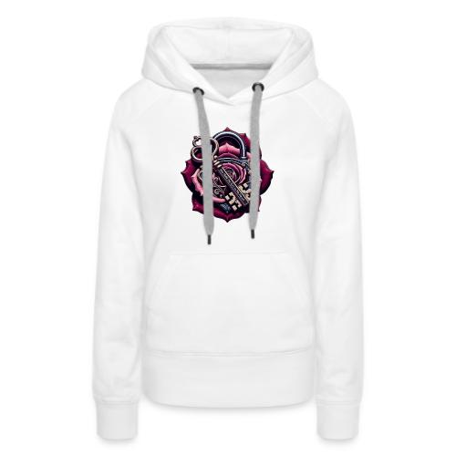 You Hold the Key to My Heart Rose Lock T-Shirt - Women's Premium Hoodie