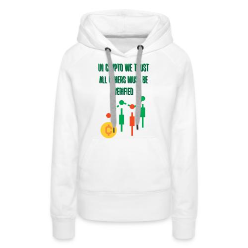 Sarcastic Bitcoin Investor T-shirt - Women's Premium Hoodie