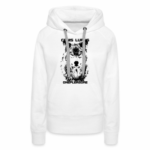 Cool Canis Lupus OnePleasure Wolf Gift Ideas - Women's Premium Hoodie
