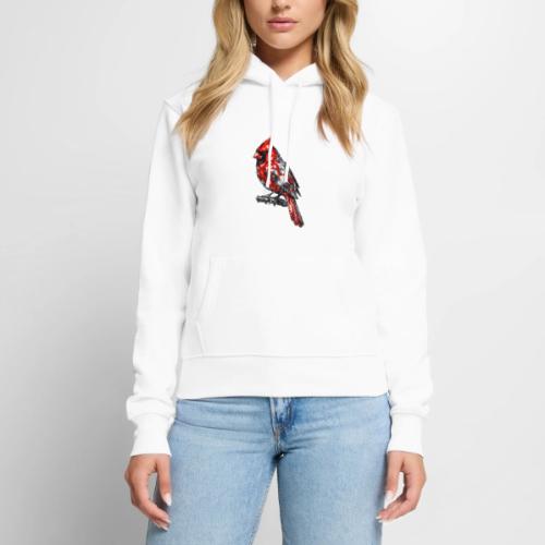 Silver Cardinal - Women's Premium Hoodie