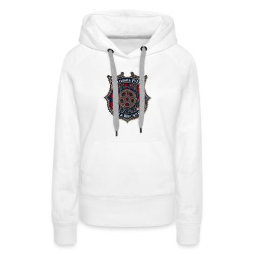 Barcelona Scarlet Pride T Shirt, Soccer City Gift - Women's Premium Hoodie