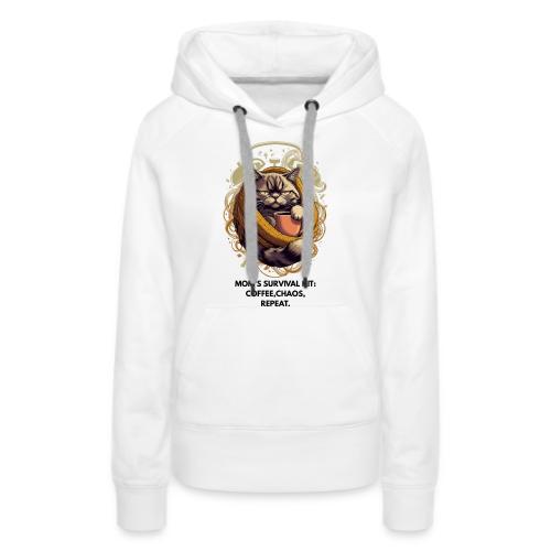 Powered by Sarcasm Cat Tee - Women's Premium Hoodie