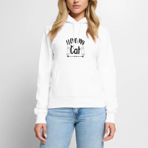 I love my cat - Women's Premium Hoodie