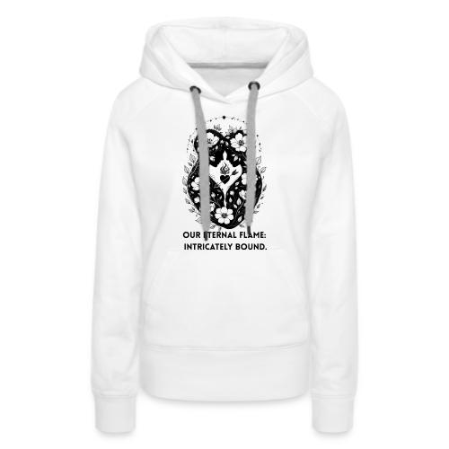 Eternal Flame of Embrace T-Shirt - Women's Premium Hoodie