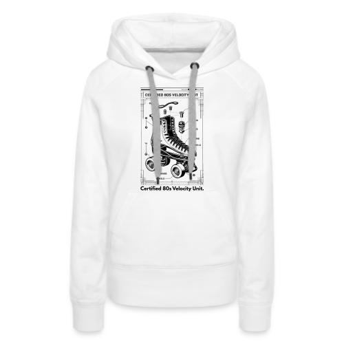 Retro Roller Skate T-Shirt - Women's Premium Hoodie