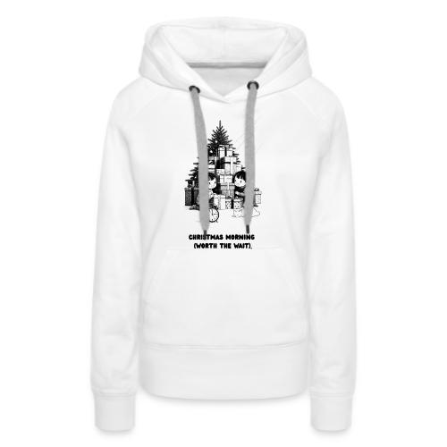 Christmas Morning T-Shirt | Minimalist Kids Gifts - Women's Premium Hoodie