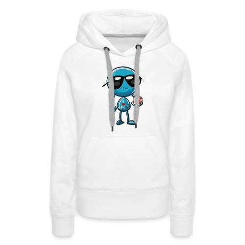 Smoon_I love Mrs S_Blue - Women's Premium Hoodie