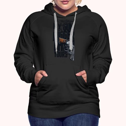 My gun is much bigger than yours - Women's Premium Hoodie