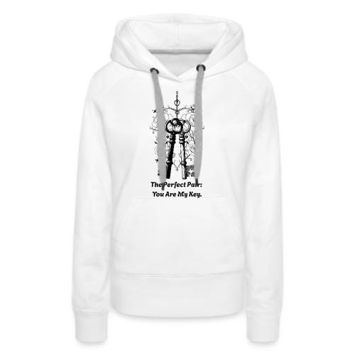 Valentine love keys - Women's Premium Hoodie