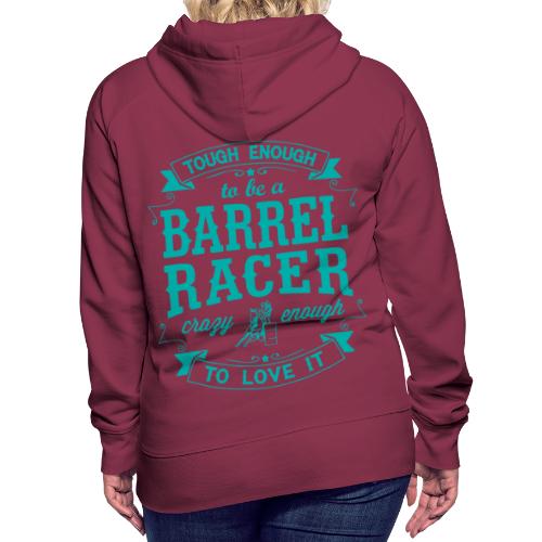Barrel racer turquoise - Women's Premium Hoodie