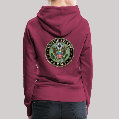 Worn US Army Seal - Women's Premium Hoodie