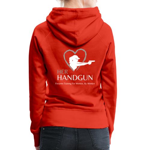 Official HerHandgun Logo with Slogan - Women's Premium Hoodie