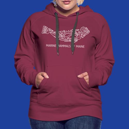 MMoME Shell Seal-White - Women's Premium Hoodie