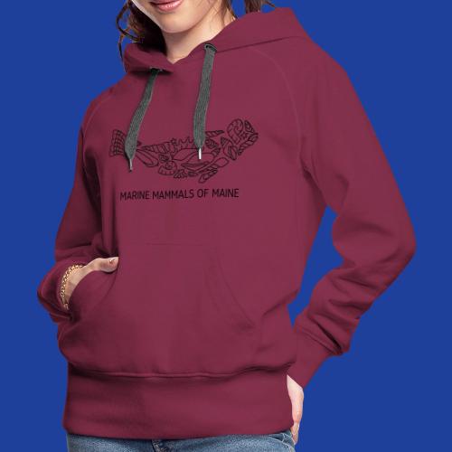 MMoME Shell Seal-Black - Women's Premium Hoodie