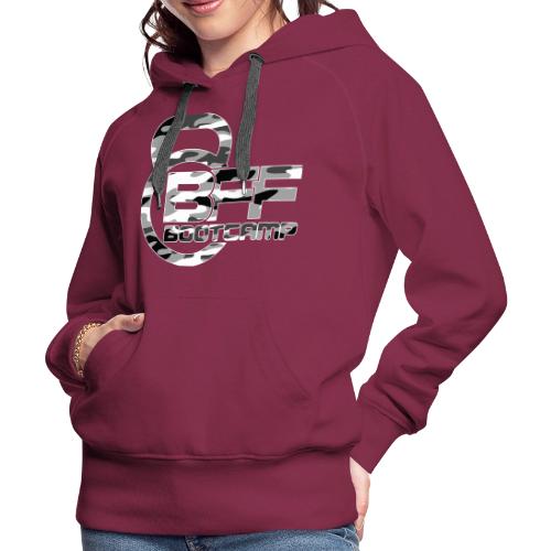 BFF Bootcamp Logo -Camo - Women's Premium Hoodie