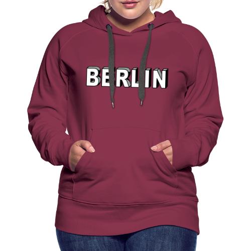BERLIN Block Letters - Women's Premium Hoodie
