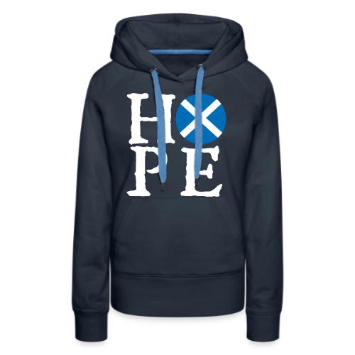 Light HOPE St A Cross - Women's Premium Hoodie