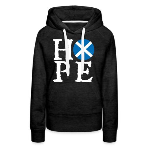 Light HOPE St A Cross - Women's Premium Hoodie