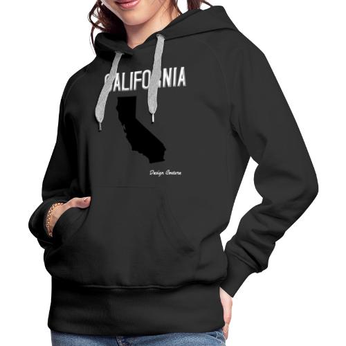 CALIFORNIA WHITE - Women's Premium Hoodie