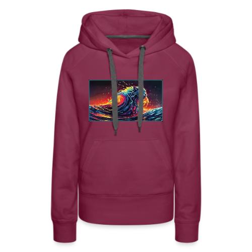 Wavecat Firelight - Women's Premium Hoodie