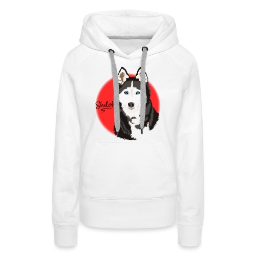 Shiloh the Husky from Gone to the Snow Dogs - Women's Premium Hoodie