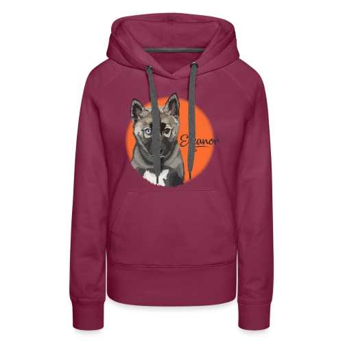 Eleanor the Husky from Gone to the Snow Dogs - Women's Premium Hoodie