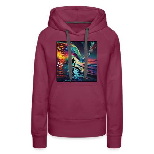 Avalon Rides A Flying Wave - Women's Premium Hoodie