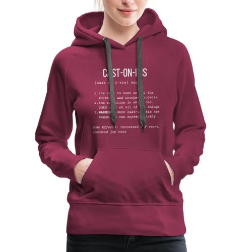 Castonitis | Definition Collection - Women's Premium Hoodie
