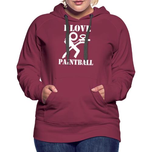 I Love Paintball 2019 - Women's Premium Hoodie