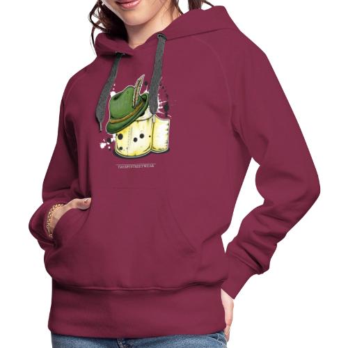 The hunter & the toilet paper - Women's Premium Hoodie
