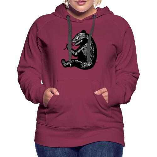Skeleton Panda - Women's Premium Hoodie