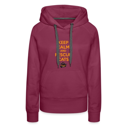 Keep Calm and Rescue Cats - Women's Premium Hoodie