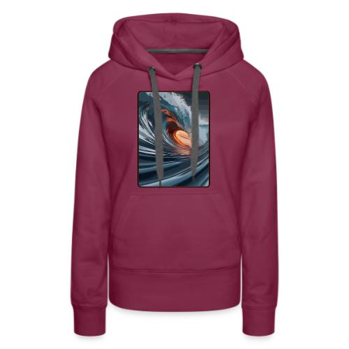 Copper Light Wave - Women's Premium Hoodie