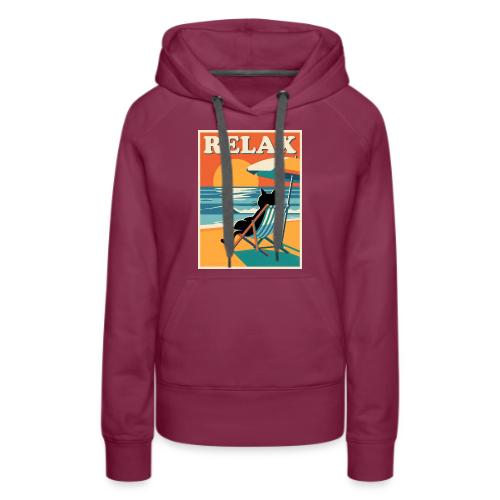 Relax At The Beach - Women's Premium Hoodie