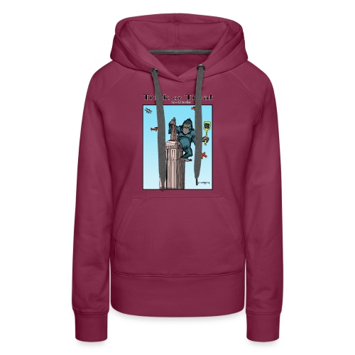 12 King Kong With Fly Swatter - Women's Premium Hoodie