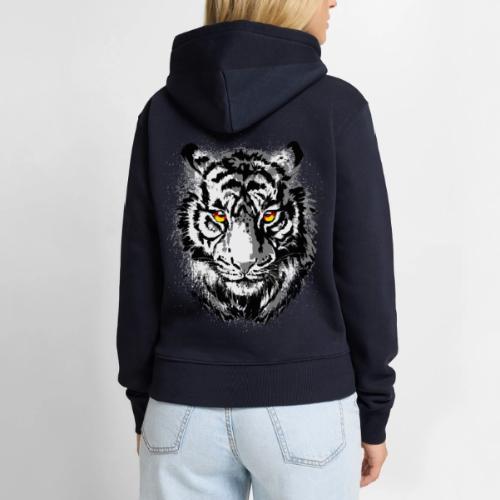 Tiger Head - Tiger Artwork - Wildlife Big Cats - Women's Premium Hoodie