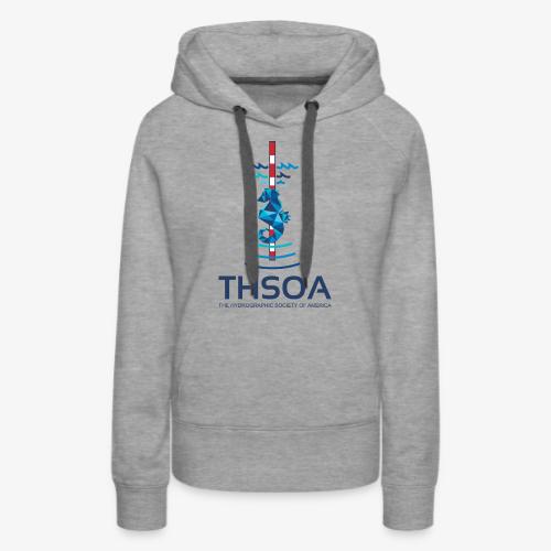 Seahorse Geo Type Stacked - 1984 - Women's Premium Hoodie