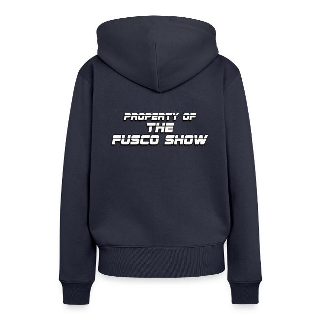 Producer Jay on Dartboard with Fusco Show back