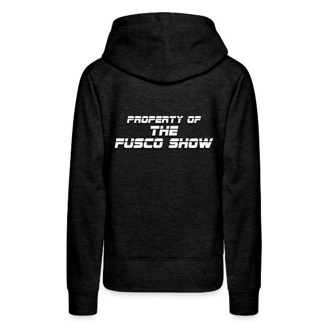 Producer Jay on Dartboard with Fusco Show back