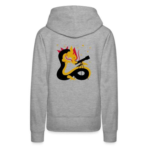 Curiosity 好 奇 Dragon with CAIS Logo - Women's Premium Hoodie