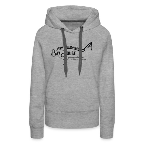 Logo Black Front and Back - Women's Premium Hoodie