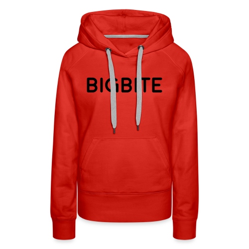 BIGBITE logo red (USE) - Women's Premium Hoodie