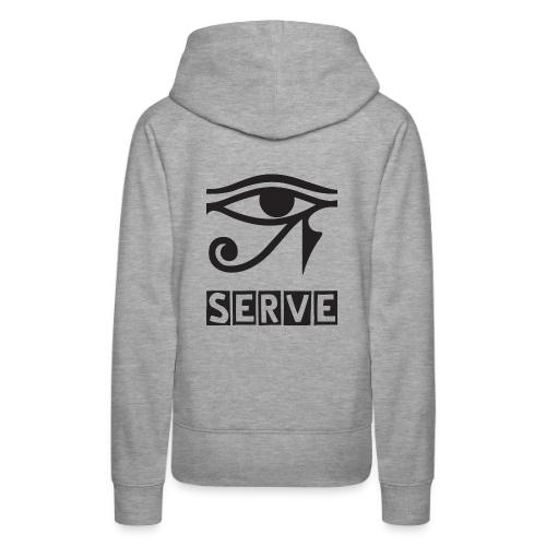 EYE SERVE DSGN TRNSP - Women's Premium Hoodie