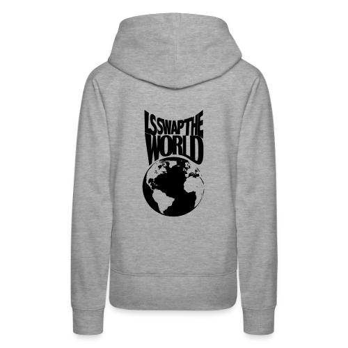 LS Swap the World (Front & Back) - Women's Premium Hoodie