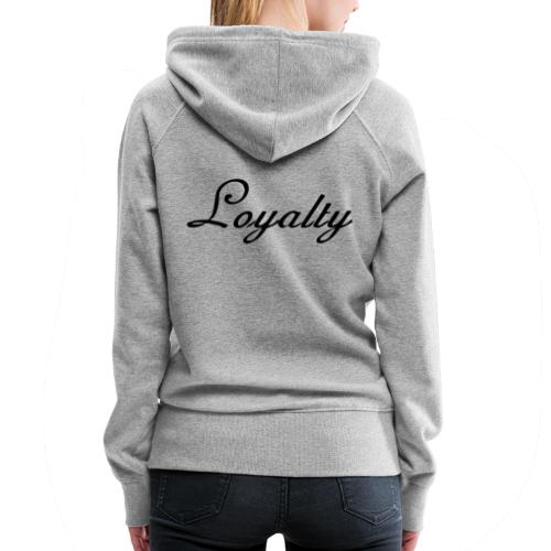 Loyalty Brand Items - Black Color - Women's Premium Hoodie