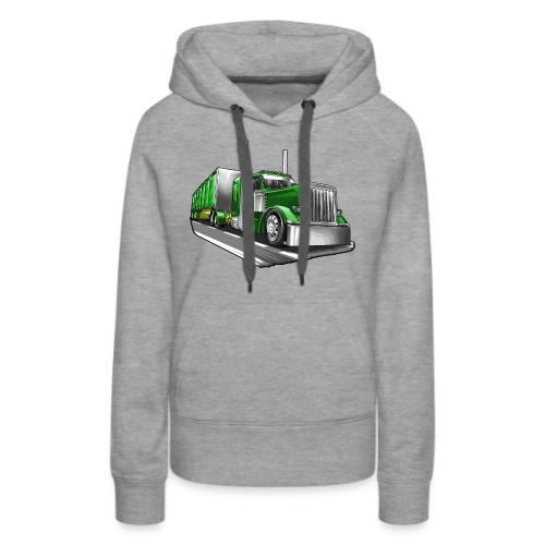 Kenworth Truck 18 Wheeler Big Rig - Women's Premium Hoodie