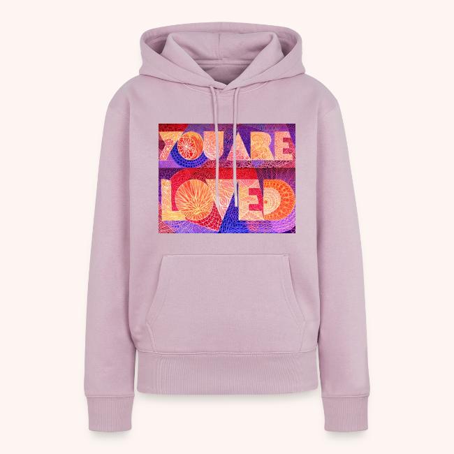 red purple hoodie