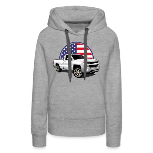 Silverado 4x4 Off Road Truck USA - Women's Premium Hoodie
