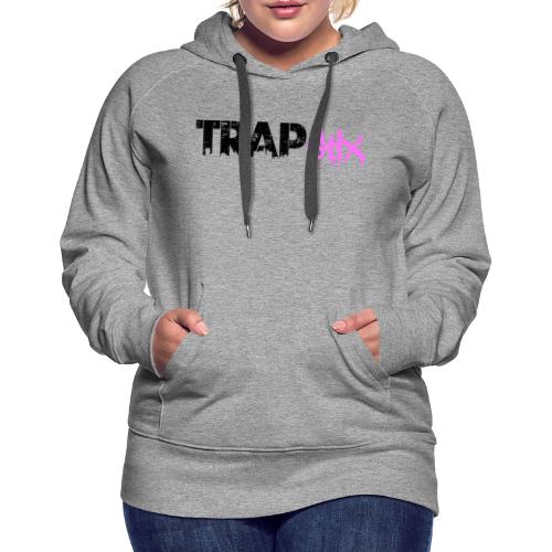 TRAPSTIX LOGO (Black x Pink) - Women's Premium Hoodie