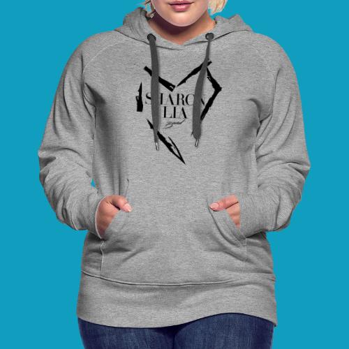 Sharon Lia Band Scratch Heart - Women's Premium Hoodie